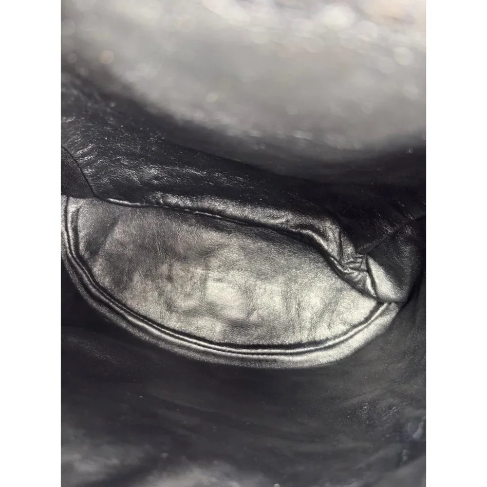 CHANEL Black Lambskin Duma Backpack Medium GHW